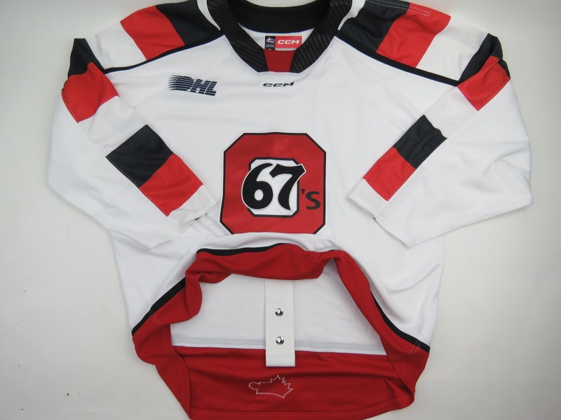 Ottawa 67's Authentic OHL CHL Game Jersey Hockey Size 56 CCM Pro Stock Sample