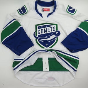 CCM Utica Comets AHL Team Issued Pro Stock Hockey Authentic Game Jersey Size 54
