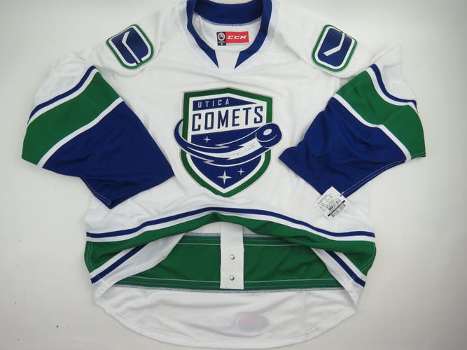 CCM Utica Comets AHL Team Issued Pro Stock Hockey Authentic Game Jersey Size 58