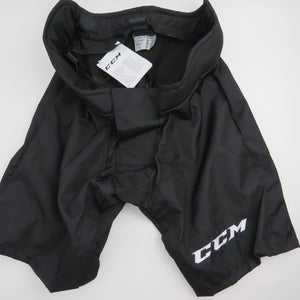 CCM Pro Stock OHL CHL QMJHL Hockey Player Girdle Pant Shell 9K Large Black NWT
