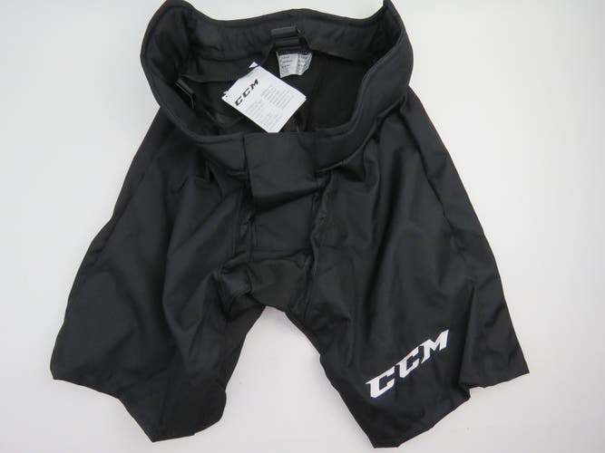 CCM Pro Stock OHL CHL QMJHL Hockey Player Girdle Pant Shell 9K Large Black NWT