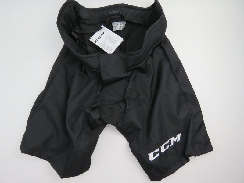 CCM Pro Stock OHL CHL QMJHL Hockey Player Girdle Pant Shell 9K Large Black NWT