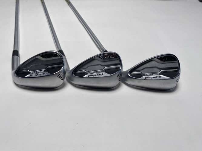 Cleveland CBX Zipcore Wedge Set 50* 11| 54* 12 | 58* 10 TT DG Spinner Mens RH