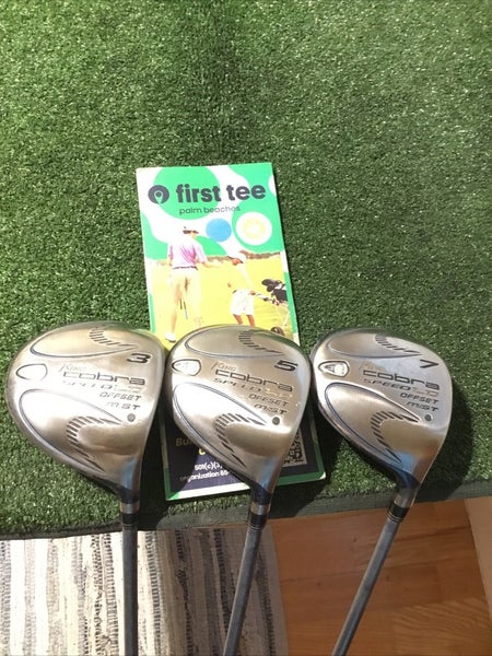 King Cobra Ladies Speed LD Offset M/ST Woods Set 45g Bassara Graphite (3W,5W,7W)