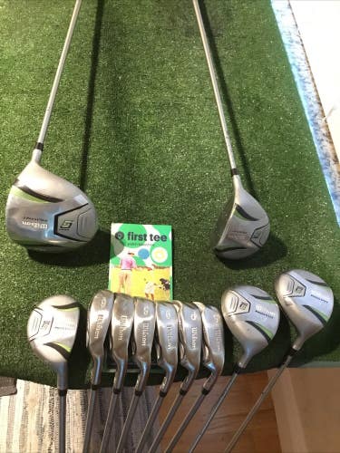 Wilson Ladies ProStaff Deep CG Full Set (D, 3W, 5W, 7W, 5H,6-PW-SW) Graphite
