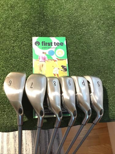 Callaway Ladies 2008 Big Bertha Irons Set (6-PW-SW) 55g W-Flex Graphite Shafts