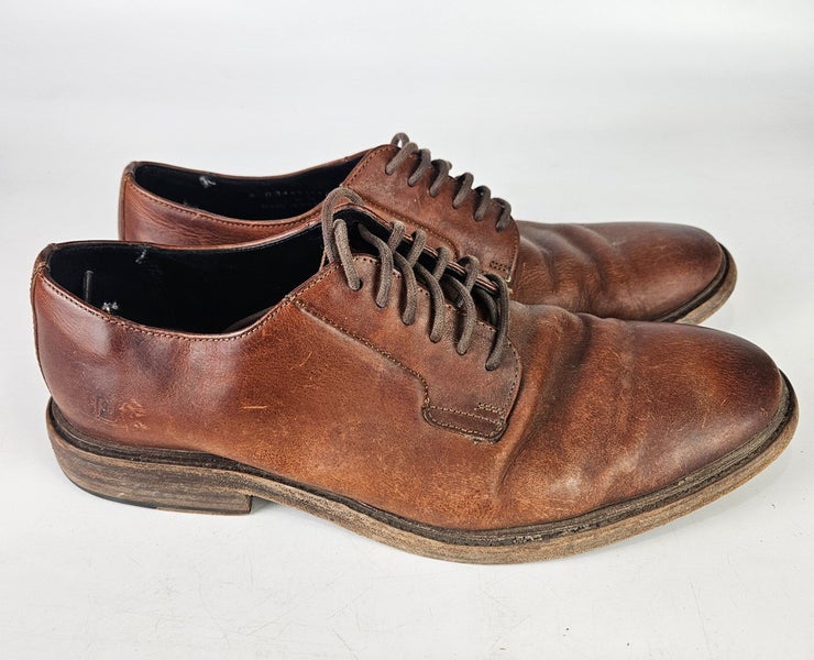 Frye Men's Oxford Shoes Brown Leather Dress Shoes Size 9 D