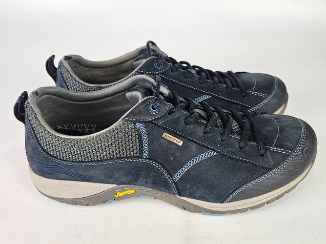 Dansko Paisley Women's Waterproof Walking Hiking Shoe Navy Nubuck Sz 41 / 10.5
