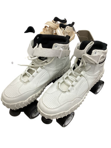 Used RollerDerby ELITE GLIDR Senior Roller Quad Skates White Senior 12 11613-S000163979