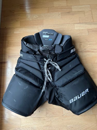 Intermediate Medium Bauer Elite Hockey Goalie Pants (Used)