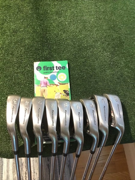 Pinemeadow ZR1 MARK II Irons Set (3-PW-GW-SW, No 6i) Stiff Steel (STD +2 Inches)