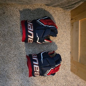 Bauer Supreme 3S Pro Gloves 11" (Used)Blue and Red