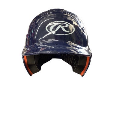 Used Rawlings BASEBALL HELMET Batting Helmet No Mask Navy Blue MD 11760-S000078894