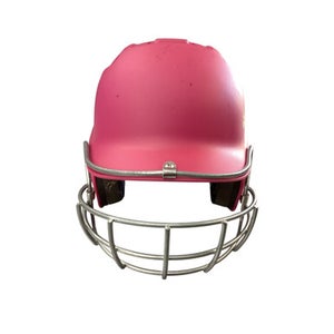 Used Adidas BATTING HELMET W/ MASK Batting Helmet w/Mask Pink One Size 11760-S000078895