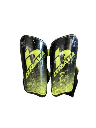 Used Brava Soccer Shin Guards Adult Black MD 11760-S000078885