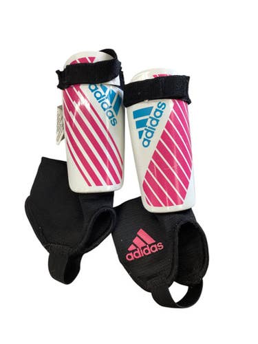 Used Adidas Soccer Shin Guards Youth White SM 11760-S000078884