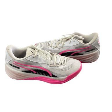 Used Puma NITRO Basketball Shoes M White Senior 10.5 11760-S000078814