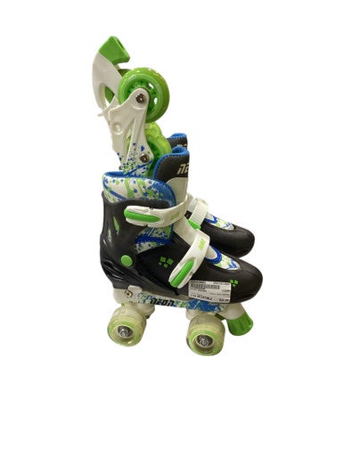 Used NEON SKATES Junior Rec Fitness Skates Black Adjustable 11884-S000049022