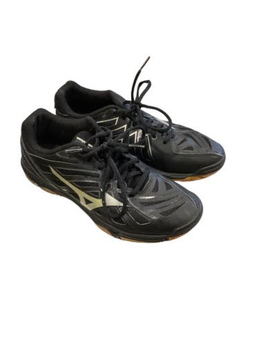 Used Mizuno VB Shoes Adult Black Senior 8 11884-S000048983