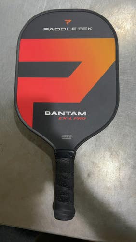 Used PADDLETEK BANTAM EX-L PRO Pickleball Racquet Orange 11605-S000203329