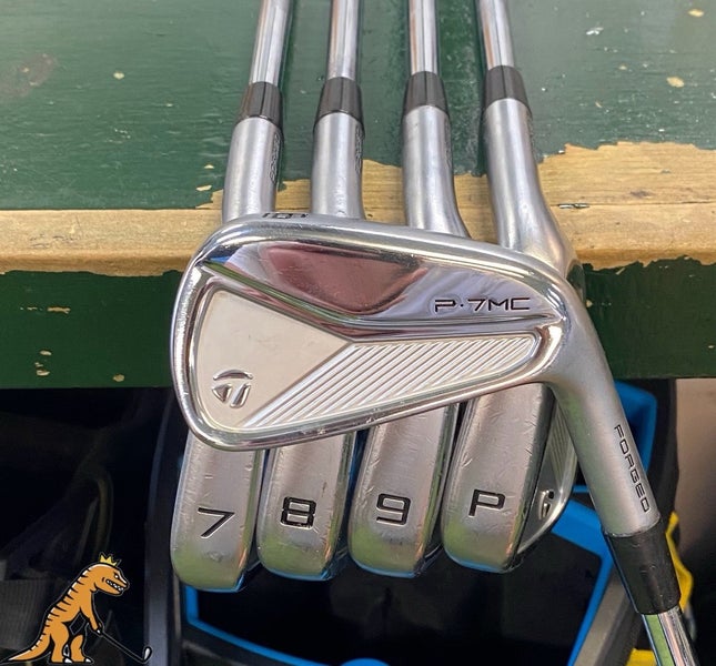 Used TaylorMade P7MC Forged Iron Set 6-PW Dynamic Gold Tour Issue X100 Steel