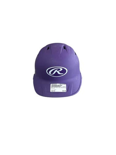 Used Rawlings Batting Helmet No Mask Purple LG 11833-S000164676