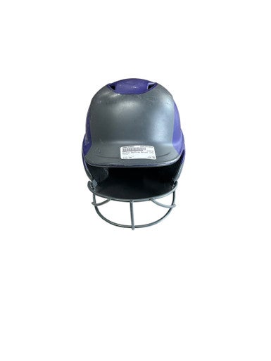Used Easton Batting Helmet w/Mask Purple SM 11833-S000164662