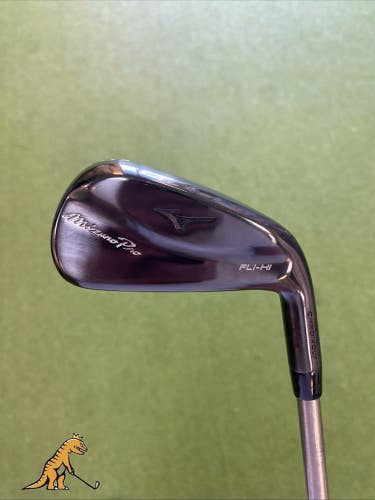 Used RH Mizuno Pro Fli-Hi Black 3 Iron Steelfiber hls880 Graphite Stiff Flex
