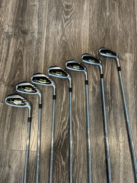 Men's Tour Edge HL3 Right Handed Iron Set Regular Flex Steel Shaft (Used)