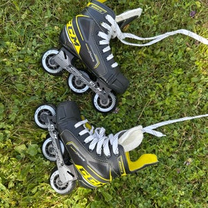 CCM Super Tacks 9350 Inline Skates Regular Width Size 12 (Used)
