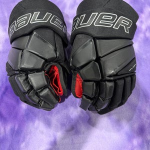 Black Senior Bauer Vapor 3X Gloves 14" (Used)