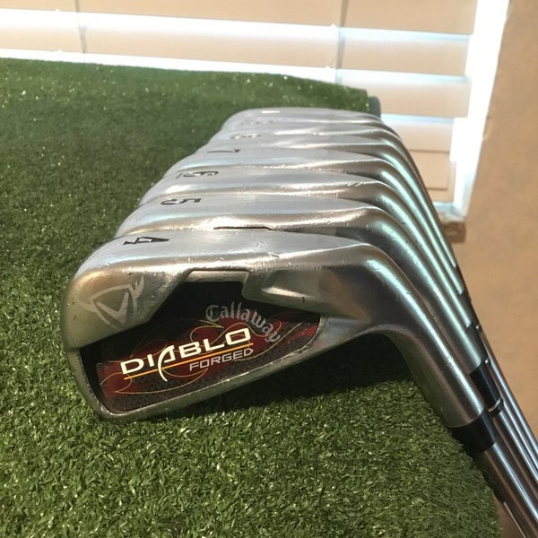 Callaway Diablo Forged Irons Set (4-PW-GW) Uniflex N.S. Pro 1100GH Steel Shafts