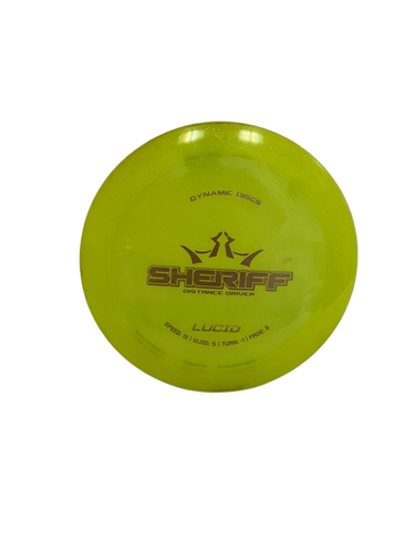 Used Dynamic Discs Lucid Sheriff 168g Disc Golf Driver 11692-S000138873