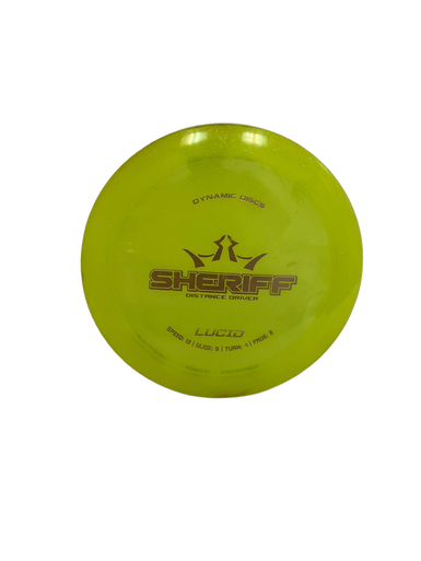 Used Dynamic Discs Lucid Sheriff 168g Disc Golf Driver 11692-S000138873