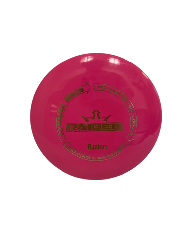 Used Dynamic Discs BioFuzion Raider 176g Disc Golf Driver Pink  11692-S000138865