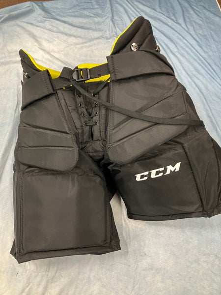 Black Intermediate Medium CCM Premier R1.9 Hockey Goalie Pants (New)
