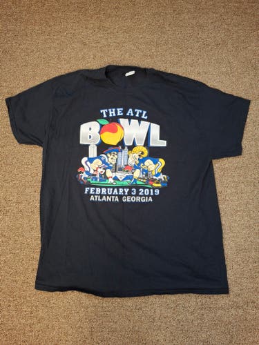 NE Patriots vs LA Rams Atlanta Super Bowl 53 T-Shirt Sz XL