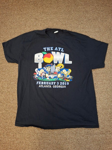 NE Patriots vs LA Rams Atlanta Super Bowl 53 T-Shirt Sz XL