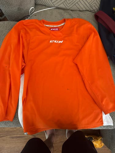 Orange Large Men's CCM Jersey (Used)