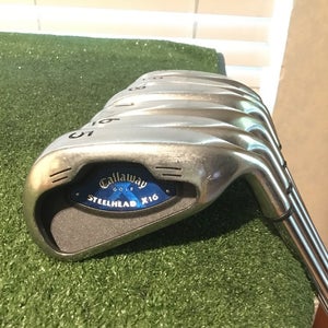 Callaway Steelhead X-16 Irons Set (5-PW)Ultra Light Constant Weight Steel Shafts