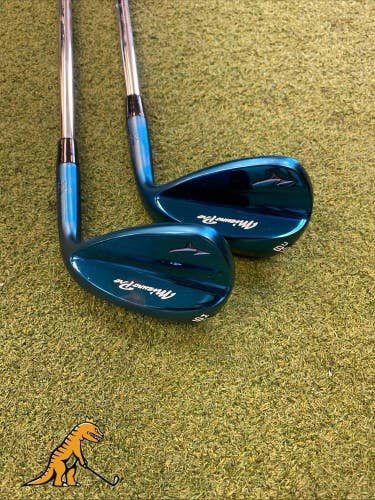 Used Mizuno Pro T-1 Blue Wedge 56*, 58* Dynamic Gold Tour Issue S400 Steel