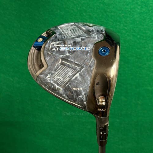 Callaway Paradym Ai Smoke Max 9 Driver Diamana S+ 60 Graphite Stiff