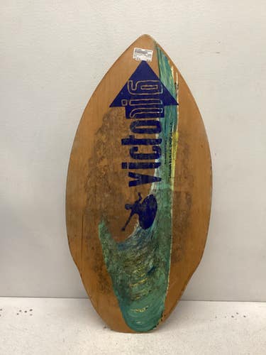 Used Victoria Sport WOOD Skim Board Brown 39" 11443-S000195960