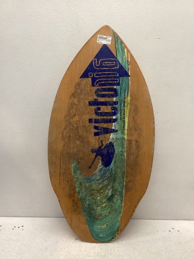 Used Victoria Sport WOOD Skim Board Brown 39" 11443-S000195960