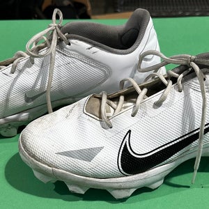 White Men's Size M 12.0 (W 13.0) Adult Nike Force Trout 8 Pro MCS Low Top Footwear Molded Cleats (Us