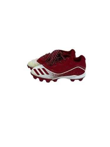Used Adidas ICON BB/SB Cleats White And Red Junior 01 11692-S000138838