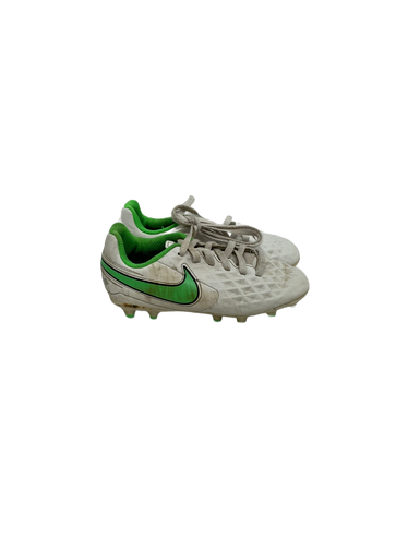 Used Nike TIEMPO Soccer Cleats White Youth 11.0 11692-S000138843