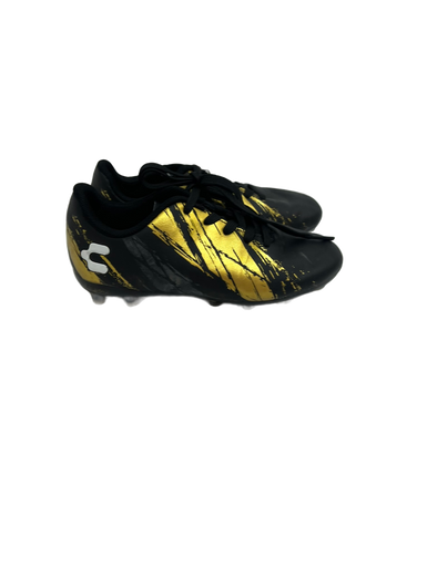Used CHARLY Soccer Cleats Black And Gold Youth 13.0 11692-S000138833