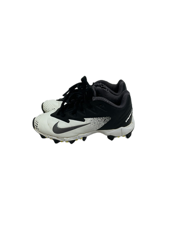 Used Nike VAPOR ULTRAFLY BB/SB Cleats Black And White Youth 12.0 11692-S000138842