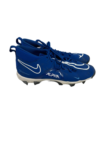 Used Nike ALPHA MENACE SHARK Adult FB Cleats Royal Blue Senior 11 11692-S000138854